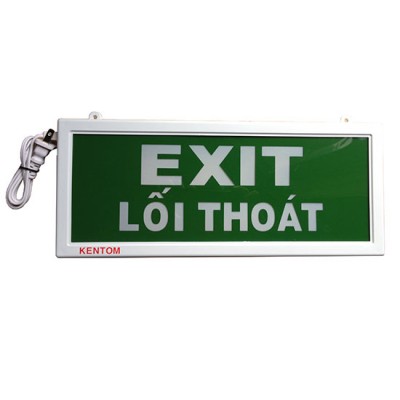 Đèn lối thoát Exit 1 mặt KenTom KT-110