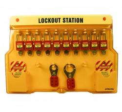 Trạm khóa LOTO chứa 10 ổ khóa PROLOCKEY LG02