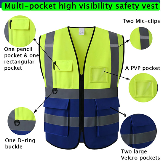 Vest an toàn lưới thoáng khí phản quang TATEKSAFE TTK AVL001