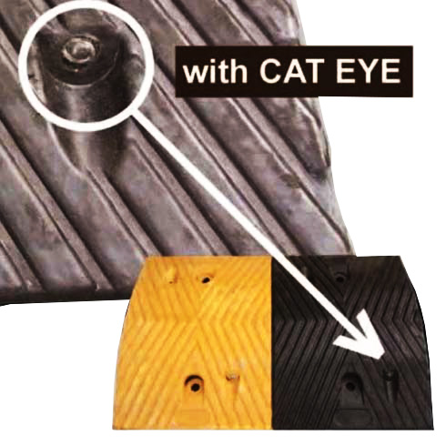 Gờ giảm tốc cao su mắt mèo phản quang
