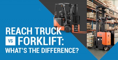 Phân biệt sự khác nhau giữa Reach trucks và Forklift
