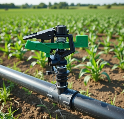 Béc tưới cánh đập chỉnh góc xoay 360 độ kiểu Taiwan ren ngoài 21mm B-121X