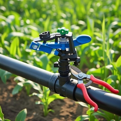 Béc tưới cánh đập nhỏ chỉnh góc xoay 360 độ ren ngoài 21mm BB-914