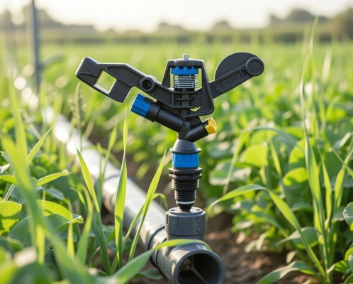 Béc tưới phun mưa 2 tia cánh đập 360 độ ren ngoài 21-27 BB-998