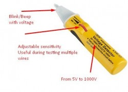 Bút thử điện áp thấp không tiếp xúc SEW LVD-17 thumb