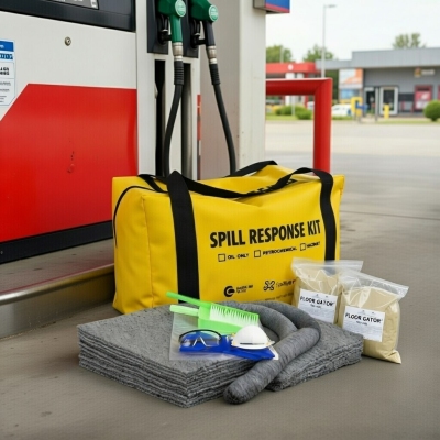 Bộ ứng phó nhanh dầu và hóa chất tràn vãi 30L PetroChemical Spill Kit PF117