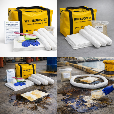 Bộ ứng phó nhanh sự cố dầu tràn vãi xách tay 30L Spilfyter OF091