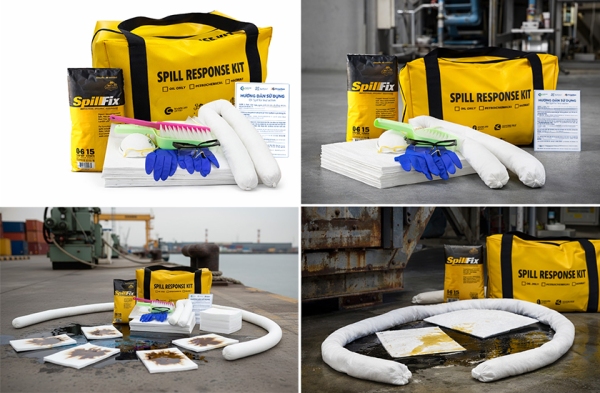 Bộ ứng phó nhanh sự cố dầu tràn vãi xách tay 30L Spilfyter OS091