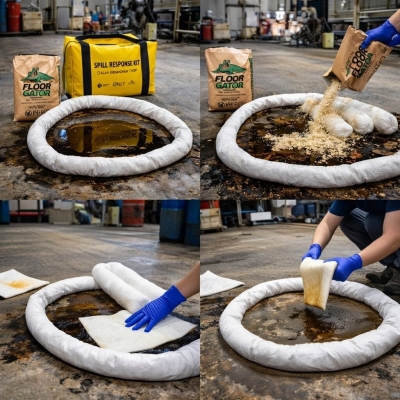 Bộ ứng phó nhanh sự cố dầu tràn vãi xách tay 72L Spilfyter OF092