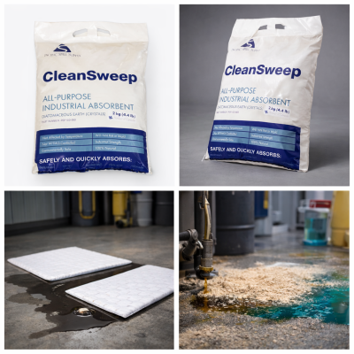 Bột thấm đa năng dầu và hóa chất tràn đổ cleansweep PSP100-060