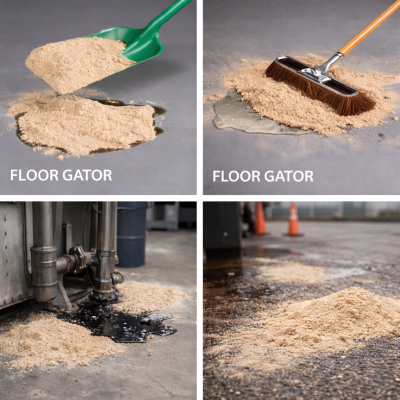 Bột thấm hút đa năng dầu và hóa chất tràn đổ Floor Gator GS-20