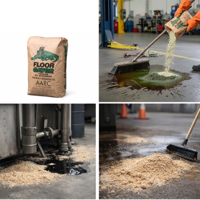 Bột thấm hút đa năng dầu và hóa chất tràn đổ Floor Gator GS-20