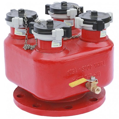 Họng tiếp nước chữa cháy 4 cửa TOMOKEN TMHK-4D65-150A