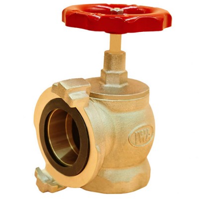 Van góc cho tủ chữa cháy bằng đồng DN50 TOMOKEN 06-VN-5090A