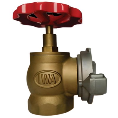 Van góc bằng đồng DN65 ngàm nhôm TOMOKEN 06-VN-6590B