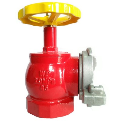 Van góc cho tủ chữa cháy bằng gang DN65 TOMOKEN 33-FCD-6590A