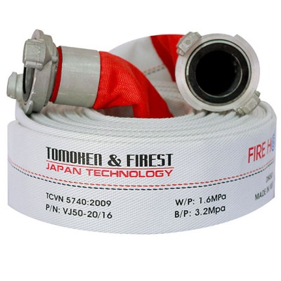 Vòi chữa cháy DN50 kèm khớp nối GOST TOMOKEN VJ50-10/16