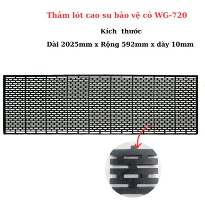 Thảm lót cao su bảo vệ cỏ sân vườn, sân golf WG-720