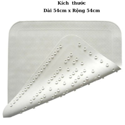 Thảm cao su nhà tắm chống trượt thiết kế vuông 54x54cm WG-814