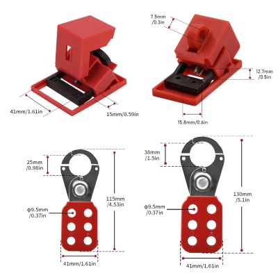 Bộ khóa LOTO điện cho nhà máy và xưởng sản xuất PROLOCKEY LG04