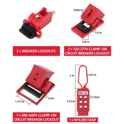 Bộ LOTO công nghiệp đầy đủ dùng cho nhiều tình huống PROLOCKEY LG03