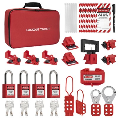 Bộ LOTO Điện PROLOCKEY LK-7131R: Khóa Cách Ly Nguồn An Toàn Tiêu Chuẩn OSHA