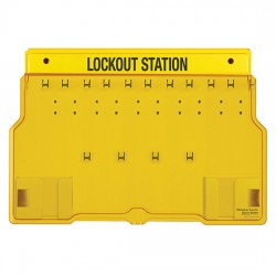 Trạm khóa bằng nhựa 14 móc treo Master Lock 1483B thumb