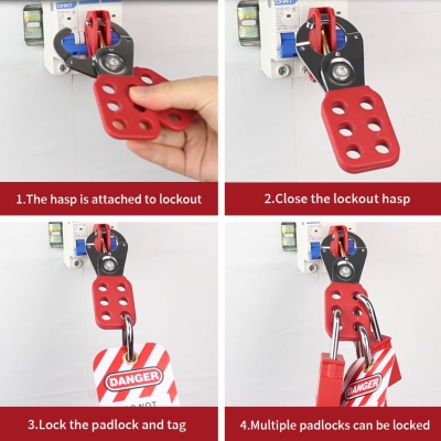 Khóa Kẹp Hasp Hàm Thép 25mm PROLOCKEY SH01 – Dùng Tối đa 6 người