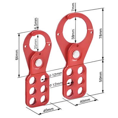 Khóa Kẹp An Toàn Hàm Thép 25mm PROLOCKEY ESH01 – Dùng Tối đa 6 người