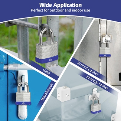 Ổ khóa nhiều lớp chống thấm bằng thép còng khóa 63mm PROLOCKEY LP05