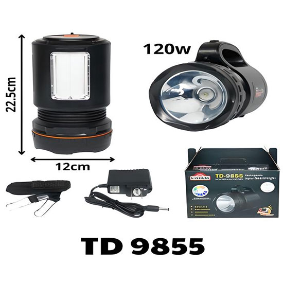 Đèn pin LED có thể sạc lại Mickey TD 9855