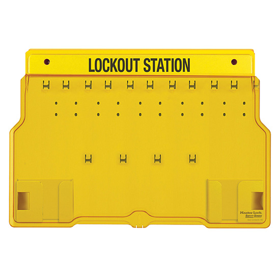Trạm khóa bằng nhựa 14 móc treo Master Lock 1483B