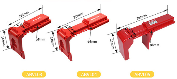 Khóa LOTO van bi đóng ngắt tay gạt PROLOCKEY ABVL03 05