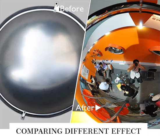 Gương chỏm cầu 360° bằng Acrylic KLAF 6